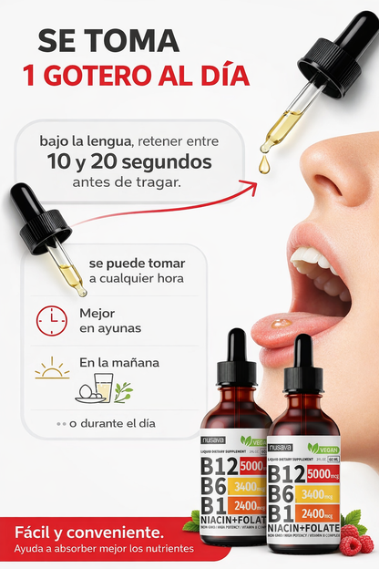 B12 Gotas – 2 Frascos