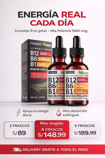 B12 Gotas – 2 Frascos